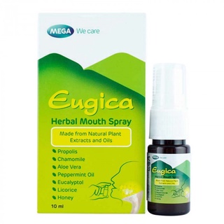 @@Mega Eugica Herbalbal Mouth Spray 10ml ยูจิก้า เฮอร์บอล เม้าท์ สเปรย์ แก้ไอ แก้เจ็บคอ