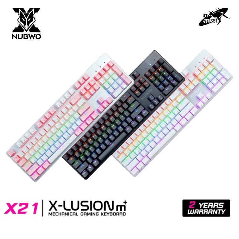 NUBWO X21 X-LUSION M+ mechanical keyboard blue switch