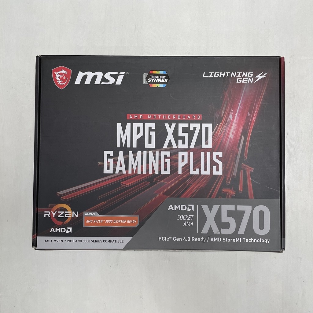 ขาย เมนบอร์ด AMD AM4 MSI MPG X570 Gaming Plus ประกันไทย Synnex เหลือเกิน 2 ปี