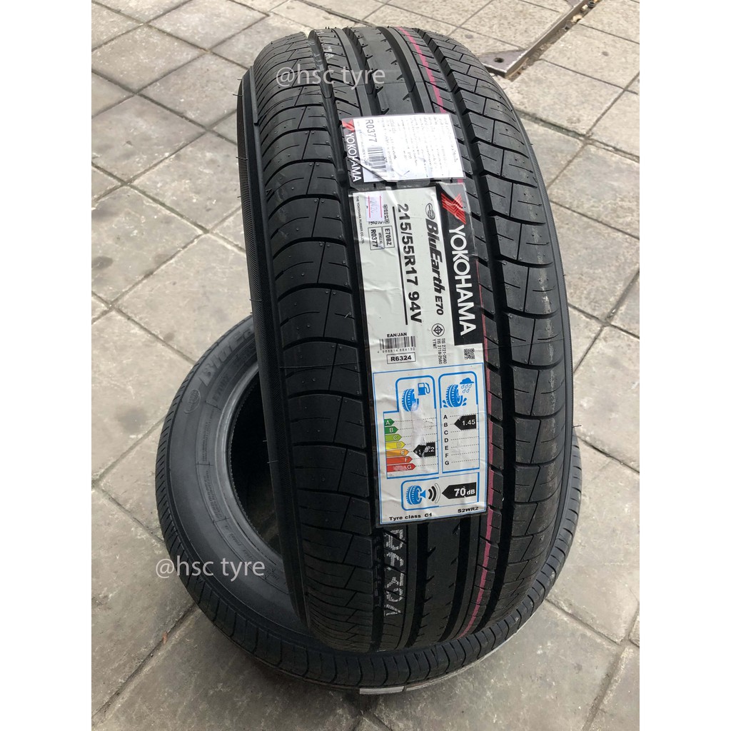 YOKOHAMA 215/55R17 Decibel E70 - ปี 21 [1 เส้น]