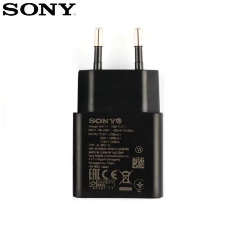 หัวชาร์จเร็ว Sony Original For SONY UCH12ขากลม USB Fast Charger Adapter QC 3.0 For XPERIA X XA XA1 Ultra XZ XZS Compact