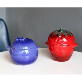 [France] Cool color LC blueberry strawberry baking jar jam jar