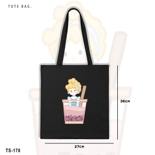 กระเป๋าโท้ท พิมพ์ลายการ์ตูนดิสนีย์ BOBA TOTEBAG