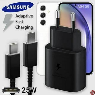 ที่ชาร์จ Samsung 25W Type-C EU ซัมซุง Galaxy A54 5G หัวชาร์จ Usb-C สายชาร์จ Adaptive Fast Charging ชาร์จด่วน เร็วไวแท้