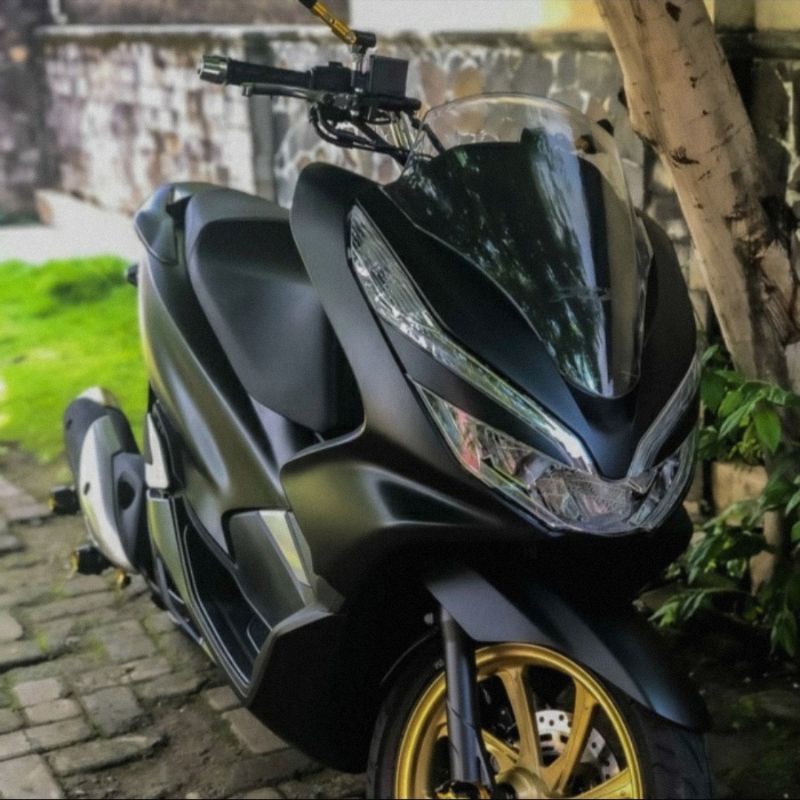 Lokal กระจกบังลม VISOR PCX NEW LOCAL WINSIL PCX SHORT รุ่นSMOKE CLEAR Reyban