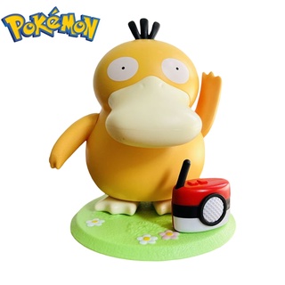 【พร้อมส่ง】ของเล่นฟิกเกอร์ Pokemon Go Psyduck Dancing Swing Sounding พร้อมกล่องดนตรี สําหรับเด็ก