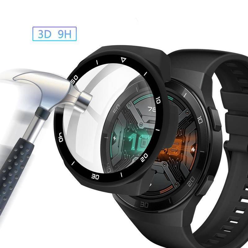 เคสกระจกนิรภัยกันรอยหน้าจอสําหรับ Huawei Watch Gt2E Gt2E Gt2 E Gt2 Pro
