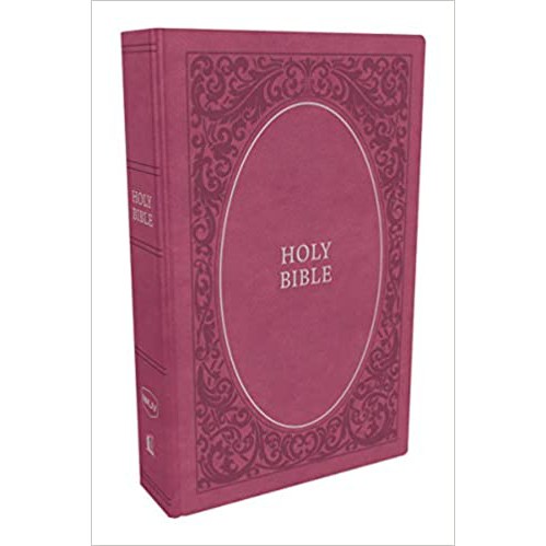 พระคัมภีร์: NKJV, เวอร์ชัน KING JAMES ใหม่, HOLY BIBLE, SOFT TOUCH EDITION, สีชมพู