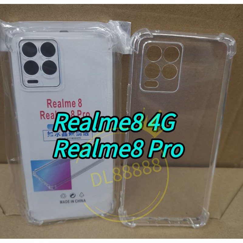 Realme 8 Pro 4G✨พร้​อมส่งใน🇹🇭✨เคสใสกันกระแทกคลุมกล้อง For​ Realme8 | Realme8Pro | Realme 8 | Realme8 5G