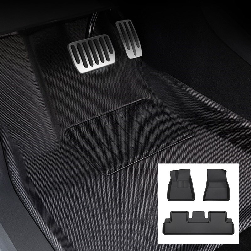 Car Front Rear Trunk Mats For Tesla Model 3 Y 20172021 Four Seasons