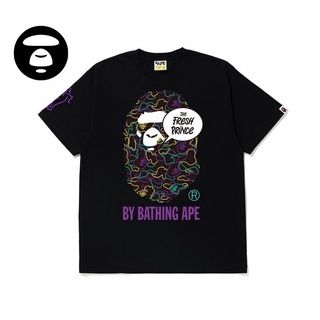 HH (ใหม่มาถึง) ร้อนขาย Original A Bathing Ape Bape สี Ape หัวแขนสั้นเสื้อยืดฮิปฮอปสบายๆเสื้อยืดแบบหลวม e เสื้อยืดผ้าฝ้าย