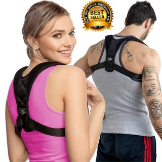 Back posture adjust เสื้อหลังตรง เสื้อพยุงหลัง ( รอบอก M , L สีดำ กดสั่งเลยจร้า ) เข็มขัดพยุงหลัง