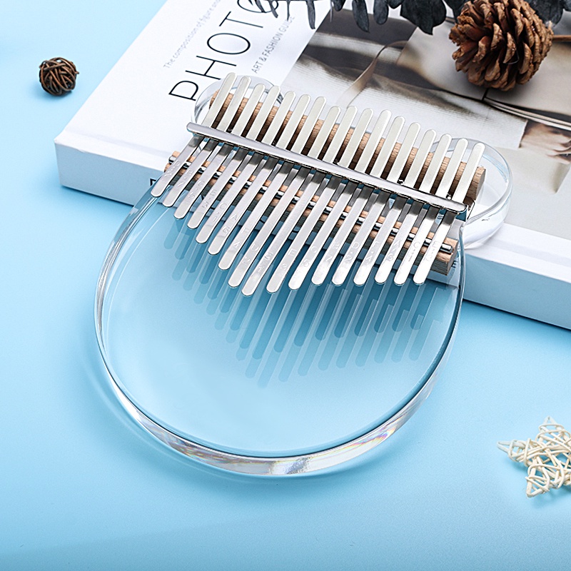 ส่งไวจากไทย✨คาลิมบ้า เครื่องดนตรีKalimba แบบพกพา Kalimba นิ้วหัวแม่มือเปียโน 17 นิ้วที่สำคัญเปียโน พร้อมกล่อง เครื่องดนต - รูปที่ 2