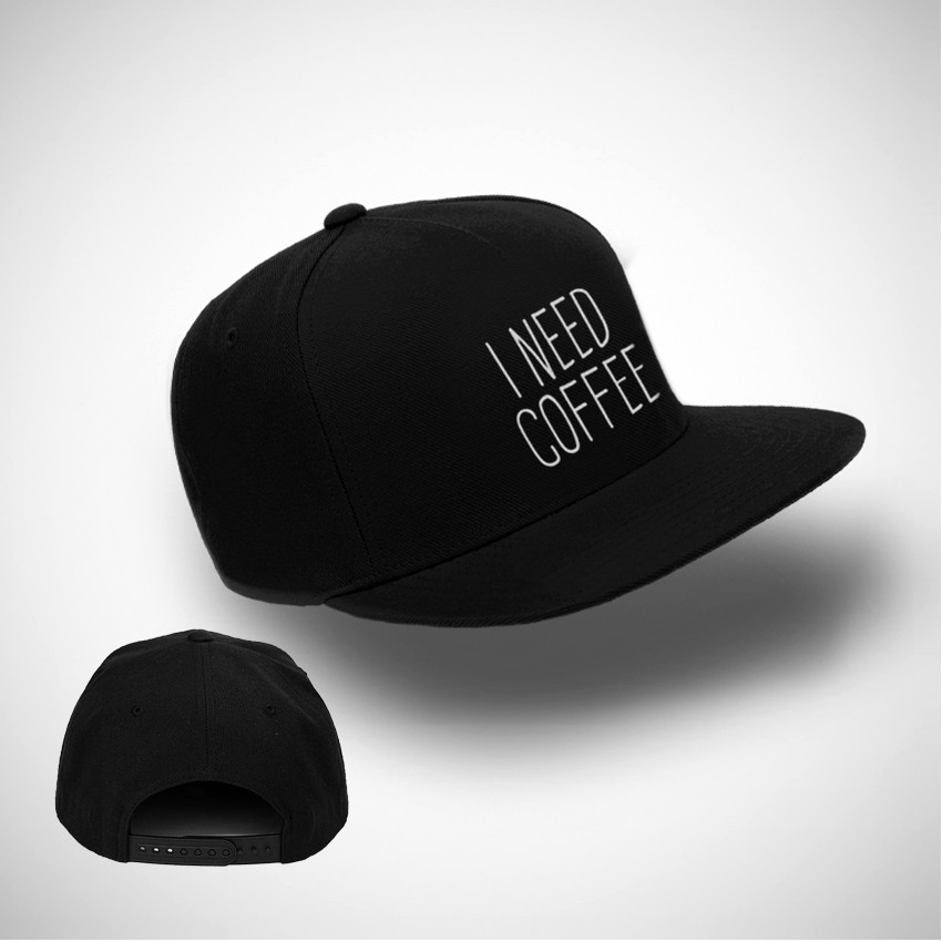 STORE JAYA I Need Coffee หมวก Snapback พรีเมี่ยม / storecuan92