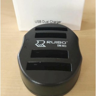 ที่ชาร์จแบตเตอรี่กล้องแบบคู่ Dual USB Battery Charger รุ่น NB-4L/NB-5L FOR CANON IXUS 990 980 860 970..