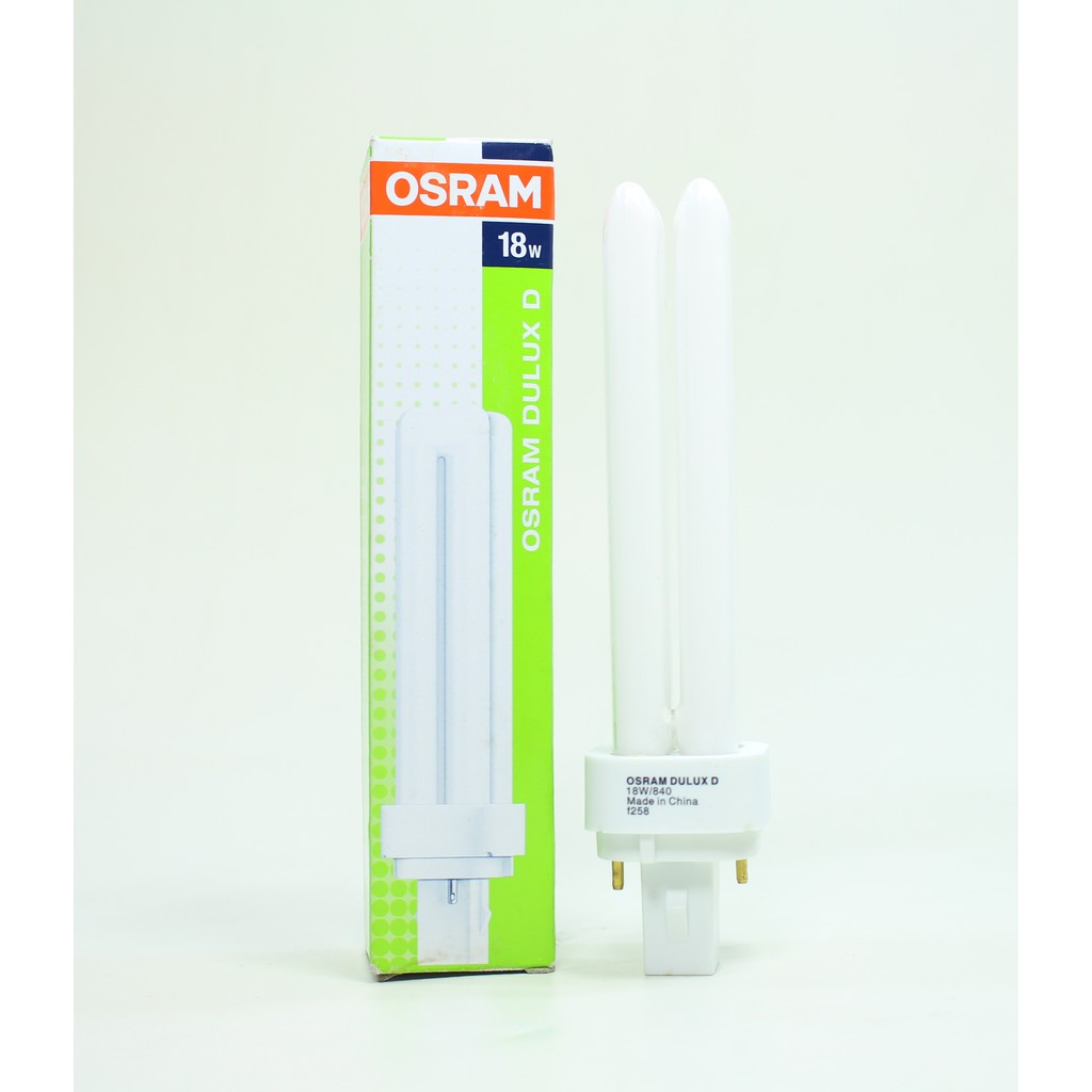 หลอดตะเกียบคู่ 18W OSRAM Dulux D 18W/840  ขั้ว G24d-2