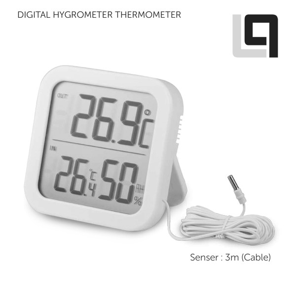 เครื่องวัดอุณหภูมิ เครื่องวัดอุณหภูมิและความชื้น LP3010 LP Brand | Indoor & Outdoor