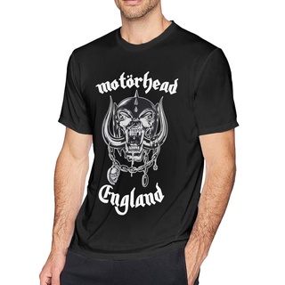 เสื้อยืด พิมพ์ลายโลโก้ Motorhead England War Pig Biker สําหรับผู้ชาย