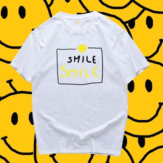 เสื้อยืดลายยิ้ม smile