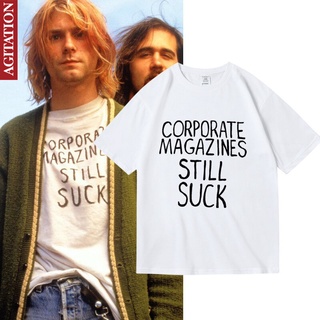 HH เสื้อยืดแขนสั้นพิมพ์ลาย Nirvana Conan The KurtCobain Rock สําหรับผู้ชาย เสื้อยืด 2021 คอกลมเสื้อยืด