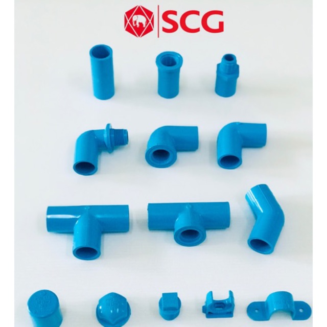 ข้อต่อ PVC ตราช้าง(SCG) ท่อน้ำไทย