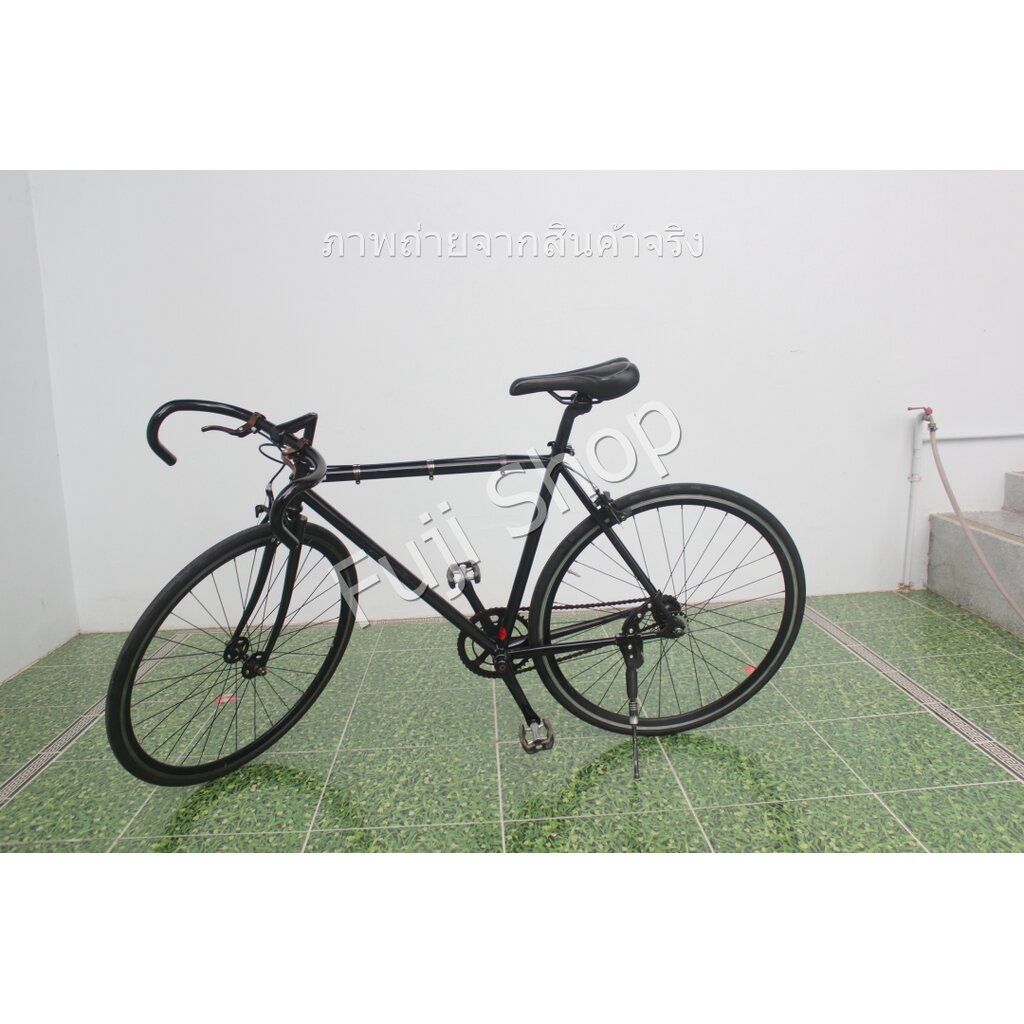 จักรยานเสือหมอบญี่ปุ่น - ล้อ 700c - Fixed Gear - Fuji - สีดำ [จักรยานมือสอง]