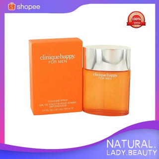 Clinique Happy Men EDT 100 ml กล่องซีล CLINIQUE น้ำหอมผู้ชาย HAPPY for men (พร้อมกล่อง) 100 ml.