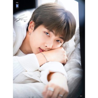 โปสเตอร์ รูปถ่าย บอยแบนด์ เกาหลี BTS 방탄소년단 RM Kim Namjoon 김남준 POSTER 14.4"x21" นิ้ว Korea Boy Band K-pop