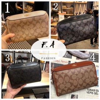 F.A ว่าแท้100%  Coach 77978 Ladies Shoulder Bag / Crossbody Bag / Boston Female Bag / Small Bucket Bag / Pillow Bag