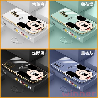 เคส Xiaomi เคส Redmi 9T เคส Redmi 9 เคส Redmi note 8 proโทรศัพท์มือถือลายกล้องดิสนีย์มิกกี้สําหรับ MQ