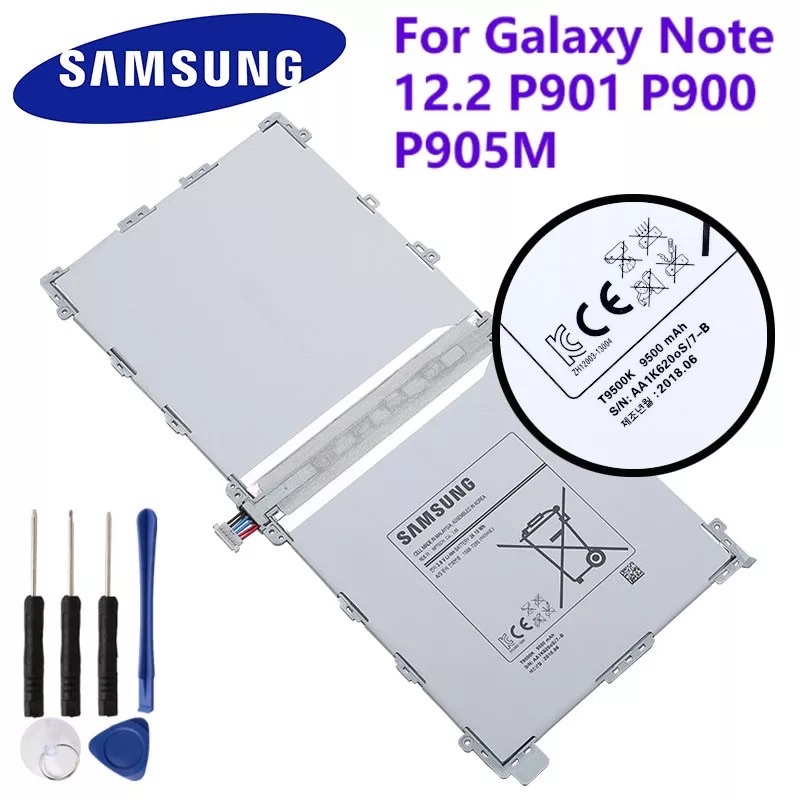 แบตเตอรี่ T9500E สำหรับ Samsung Galaxy Note Pro 12.2 SM-P900 P901 P905 T9500C T9500U T9500K 9500MAh 
