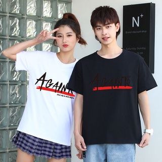 BK-417-SHORT / 7 สี ในลิงค์ เสื้อยืดคอกลม เสื้อยืดแฟชั่น ใส่ได้หญิงและชาย **ปลีก-ส่ง**