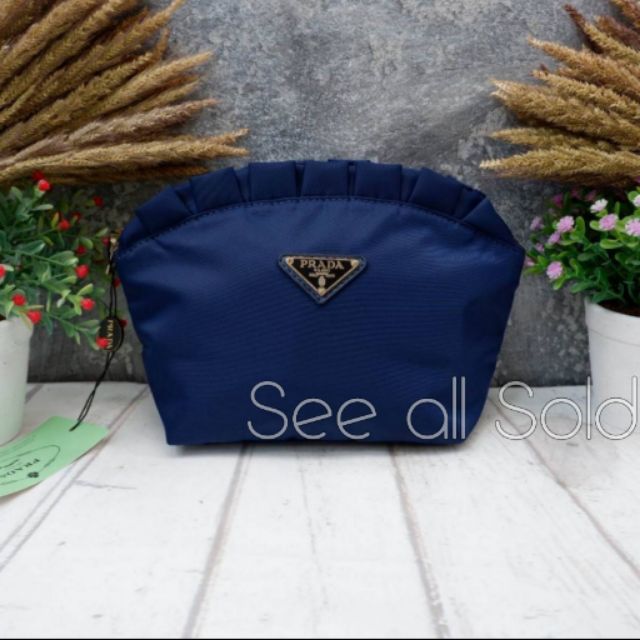 กระเป๋าเครื่องสำอางค์ Prada #ส่งฟรีEMS