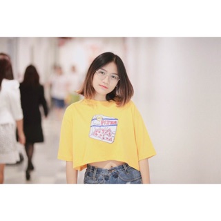 เสื้อครอปลายพิซซ่า 🍕