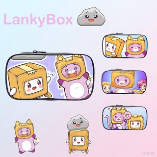 Yyds LankyBox กระเป๋าดินสอ ทรงสี่เหลี่ยม แนวตั้ง เครื่องเขียน สําหรับเด็กนักเรียน