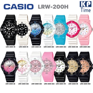 Casio นาฬิกาข้อมือผู้หญิง/เด็ก กันน้ำ 100m สายเรซิน รุ่น LRW-200H ของแท้ประกันศูนย์ CMG