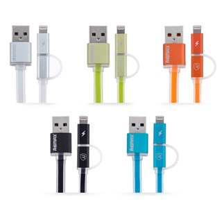 Remax Aurora 2 in 1 Micro USB+Iphone 6/5s/5 เชื่อมต่อได้ทั้ง Android และ iphone