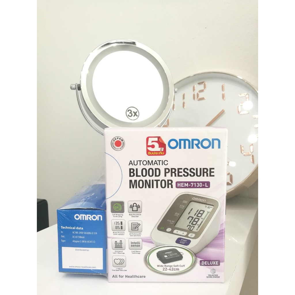 Omron เครื่องวัดความดัน 7130-L คนแขนใหญ่