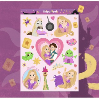 เจ้าหญิง RAPUNZEL (tangled) sticker A6