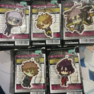 NIB New AMNESIA ANIME MANGA CARTOON JAPAN rubber strap แสตรปยาง อนิเมะ การ์ตูน แอมนีเซีย ของแท้จากญี่ปุ่น ครบเซ็ต ผู้ชาย