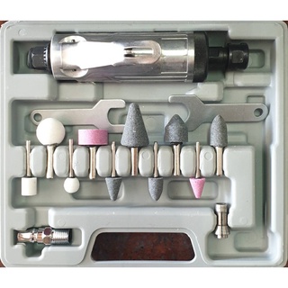 เครื่องเจียลม (แกน6มม. และ3มม.) OKUAR พร้อมดอกหินเจีย 10ดอก C-OK-PDG36K