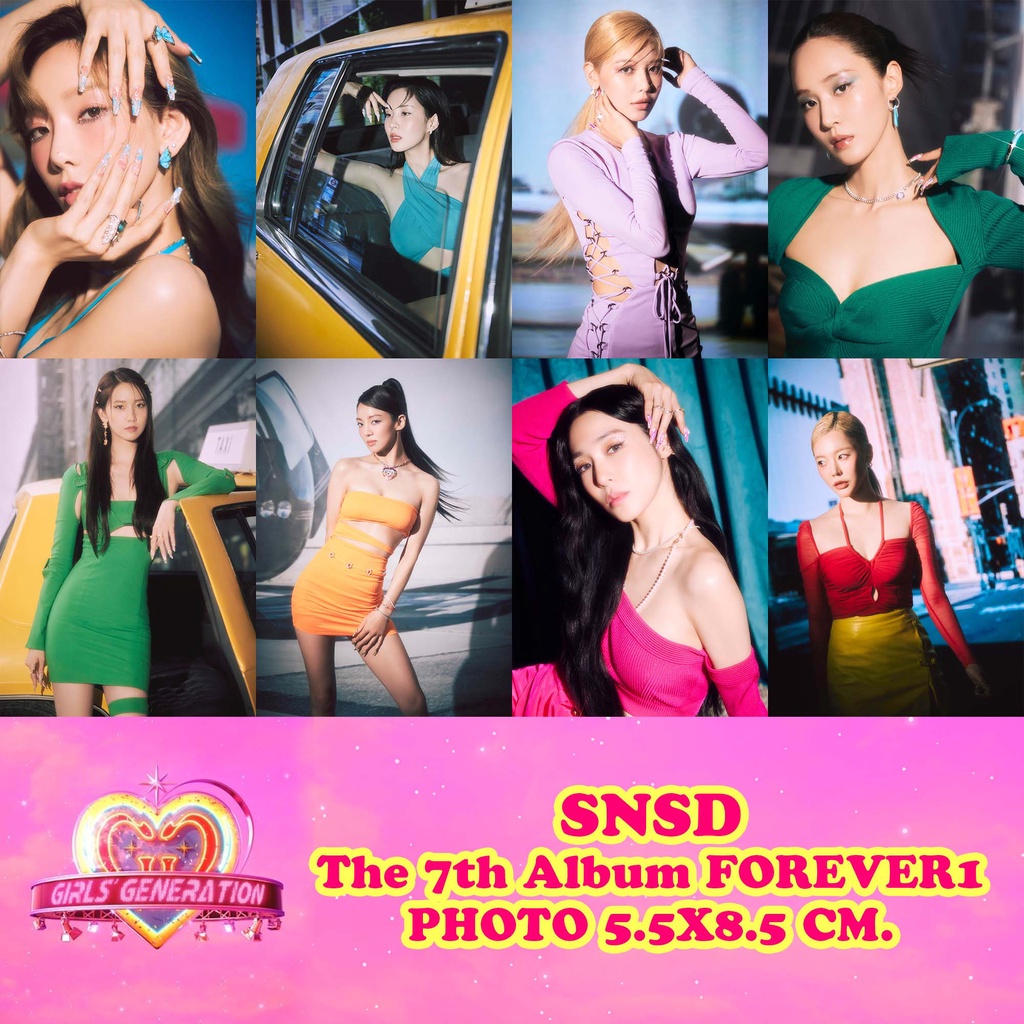 Girls' Generation SNSD - PHOTO รูป The 7th Album FOREVER1 SIZE 5.5x8.5 cm.