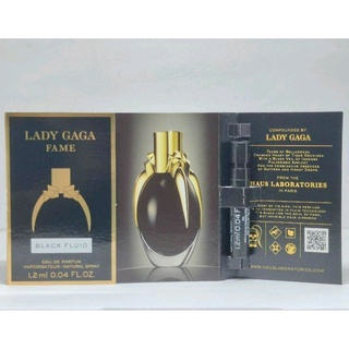 Vial 🔥 Lady GAGA Flame 🔥 Black Fluid EDP ขนาด 1.2 ml น้ำหอมไวออลขนาดทดลอง ของแท้