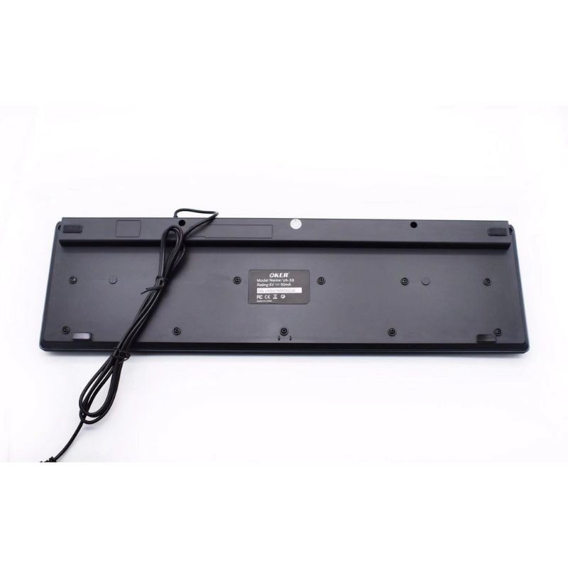 Oker Gamingคีย์บอร์ด VAMPIRE Back light Multimedia รุ่นOker VA-59สีดำ ประกัน1 ปี - รูปที่ 4