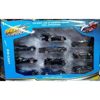 firstbuy_ของเล่นรถเหล็ก die-cast  BATMAN  แบทแมน 10 คัน