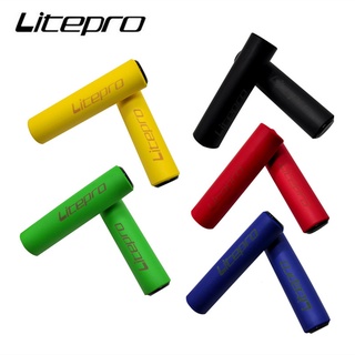 Litepro ปลอกแฮนด์มือจับยางซิลิโคน กันลื่น สําหรับรถจักรยานเสือภูเขา