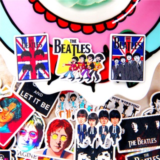 ★★★ The Beatles Q-1 Rock Band Mini Diary Manual สติ๊กเกอร์ ★★★ 40Pcs/Set DIY Fashion Scrapbooks Album Decor Decals สติ๊กเกอร์