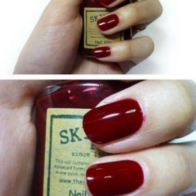 Skinfood Nail Vita RE101 สีแดงเข้ม