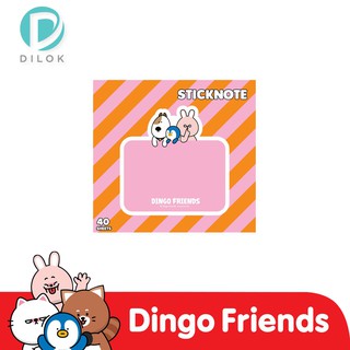 DINGO FRIENDSกระดาษโน๊ต  #DG804