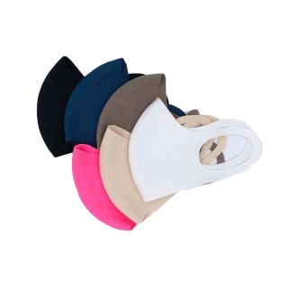 หน้ากากผ้า microfiber nylon spandex กันน้ำ 3D mask 3 ชั้น กันเชื้อโรค ซักได้ YG Fabric Mask YG1-4-new-YG04